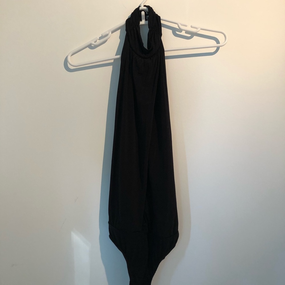 Bebe Black Body Suit SZ XS